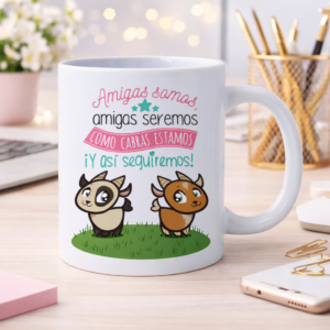 Taza Amigas como Cabras